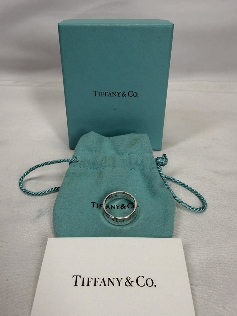 Tiffany & Co. 1837 Sterling Concave Ring Size 6 SPB-TS 345671